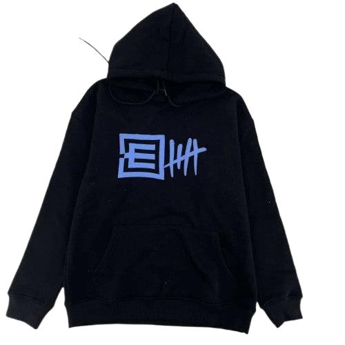 Efive Tally Puff Light Blue/Black Hoodie
